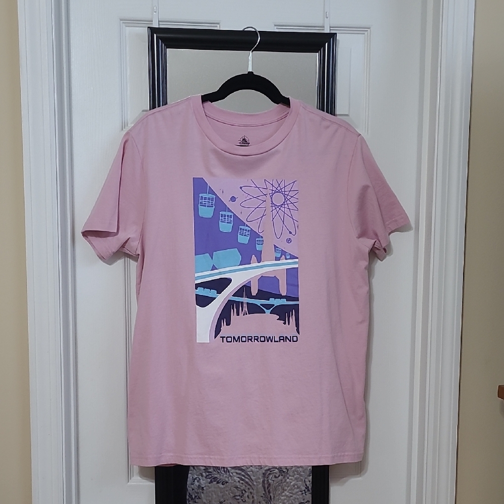 Disney Light Pink Tomorrowland Tee